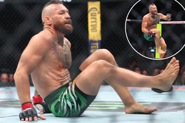 Conor McGregor was fully healthy for UFC 329 before ugly injury