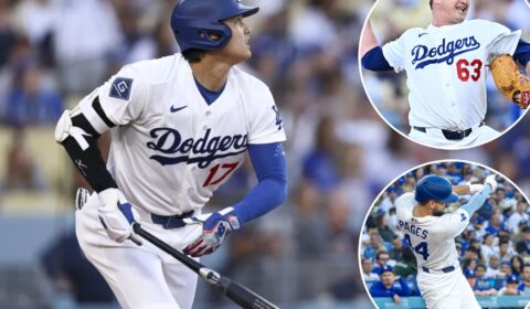 Despite knee injury, Shohei Ohtani hits leadoff home run in Dodgers’ loss