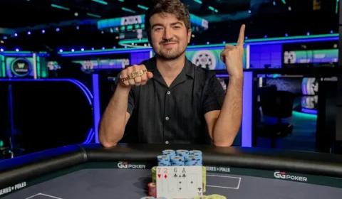 Dzmitry Urbanovich Wins First Bracelet in Event #80: $10k 8-Game Mix