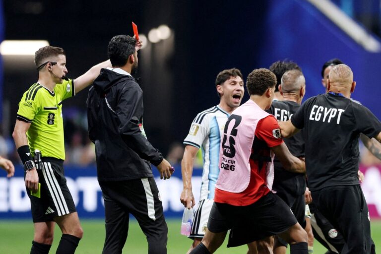 Fifa accused of World Cup ‘fix’ after Egypt’s controversial defeat to Argentina