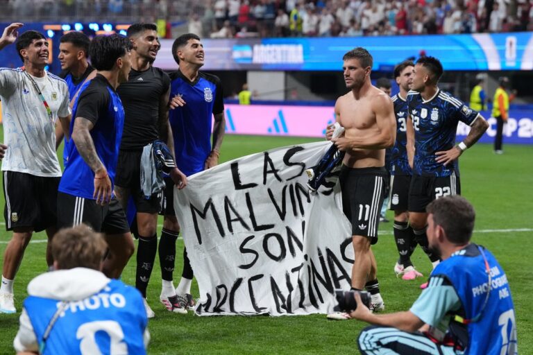 Fifa open disciplinary case against Argentina FA over Falklands banner and other incidents