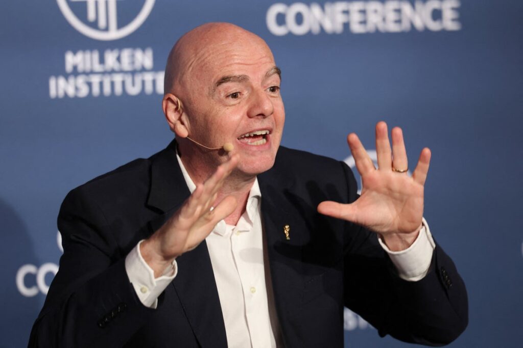 Gianni Infantino defends controversial World Cup sell-off plan in bizarre video