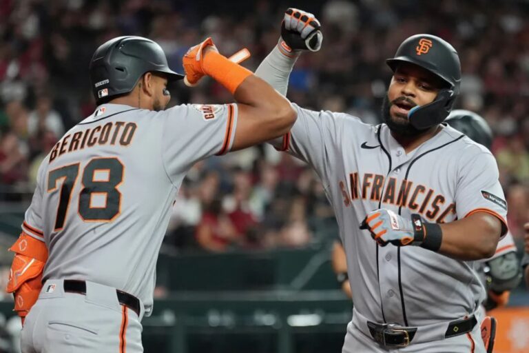 Giants’ bats show signs of life in first win this season over Diamondbacks