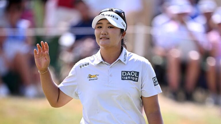 Golf star records lowest round in LPGA major history with astounding performance at Evian Championship