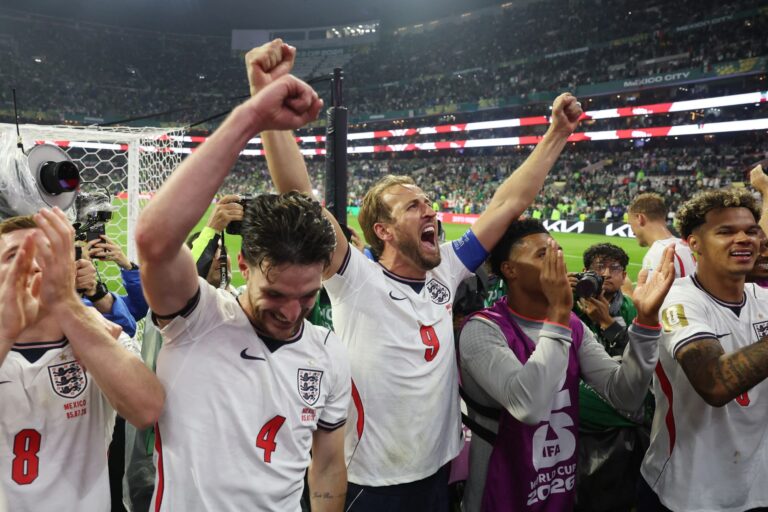 Harry Kane’s PK goal allows shorthanded England to hold off Mexico in heart-pounding World Cup win to reach quarterfinals