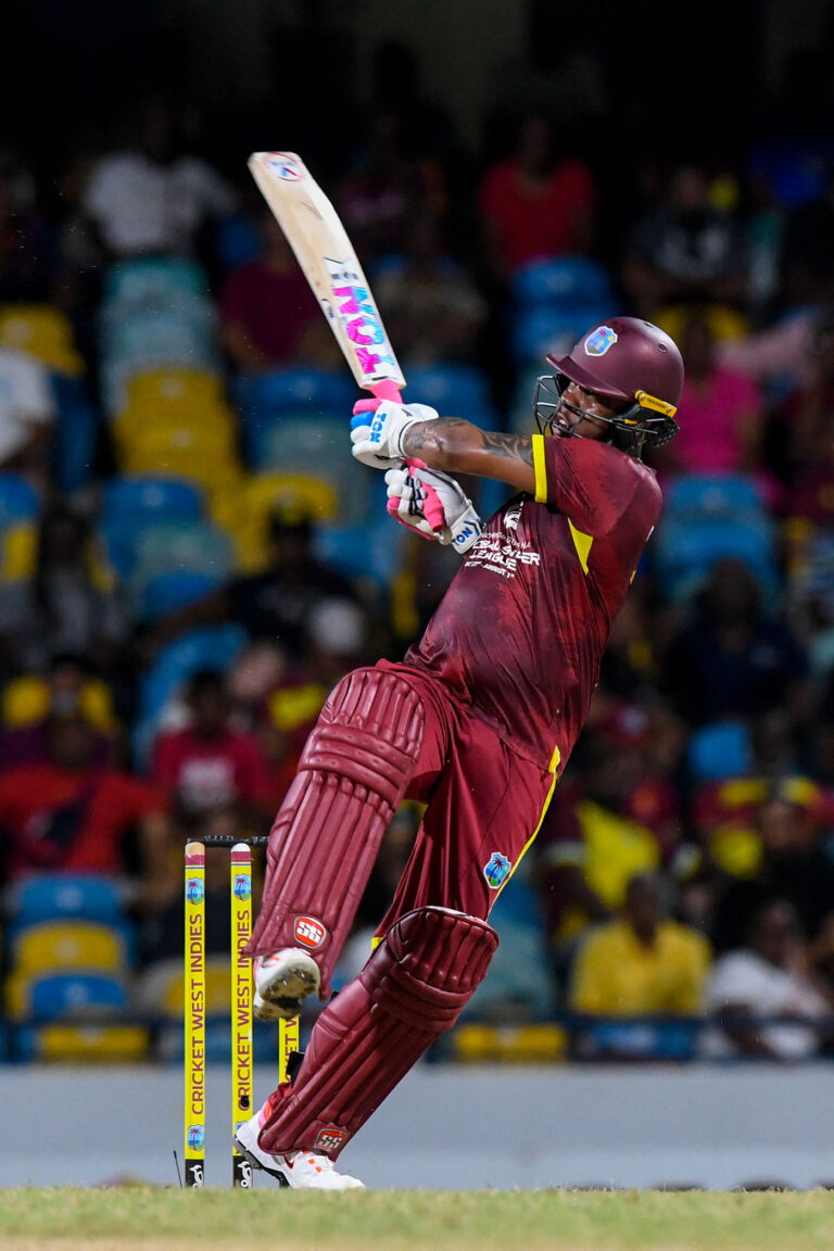 Hetmyer, Rutherford haul West Indies home in tense chase