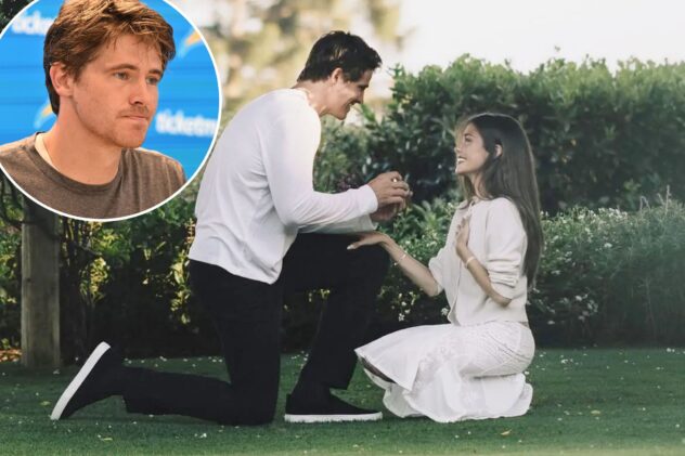 Justin Herbert reveals exclusive details of proposal to Madison Beer as teammates react to engagement