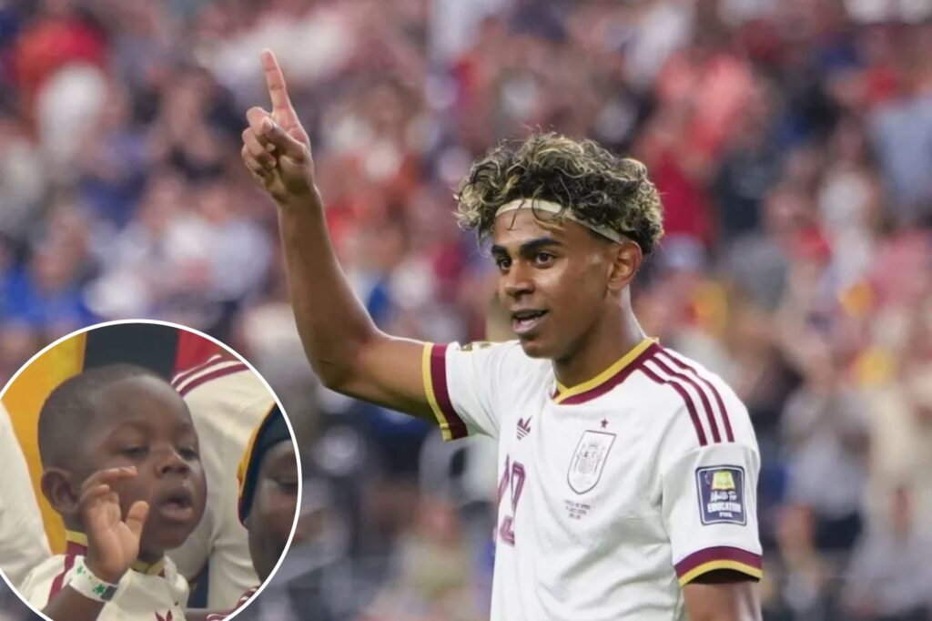 Lamine Yamal’s younger brother shares adorable World Cup moment with Spain star after win