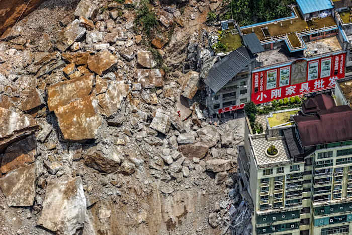 Landslide in southwest China traps people, rescue efforts underway
