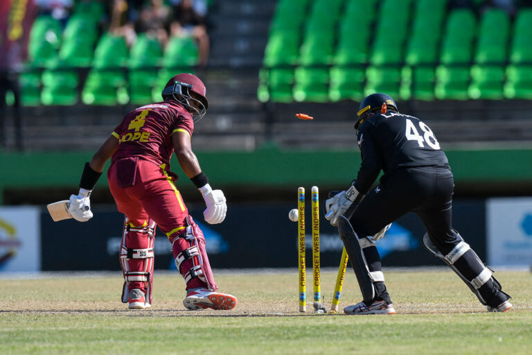 Lennox stars again as New Zealand take series lead after West Indies collapse