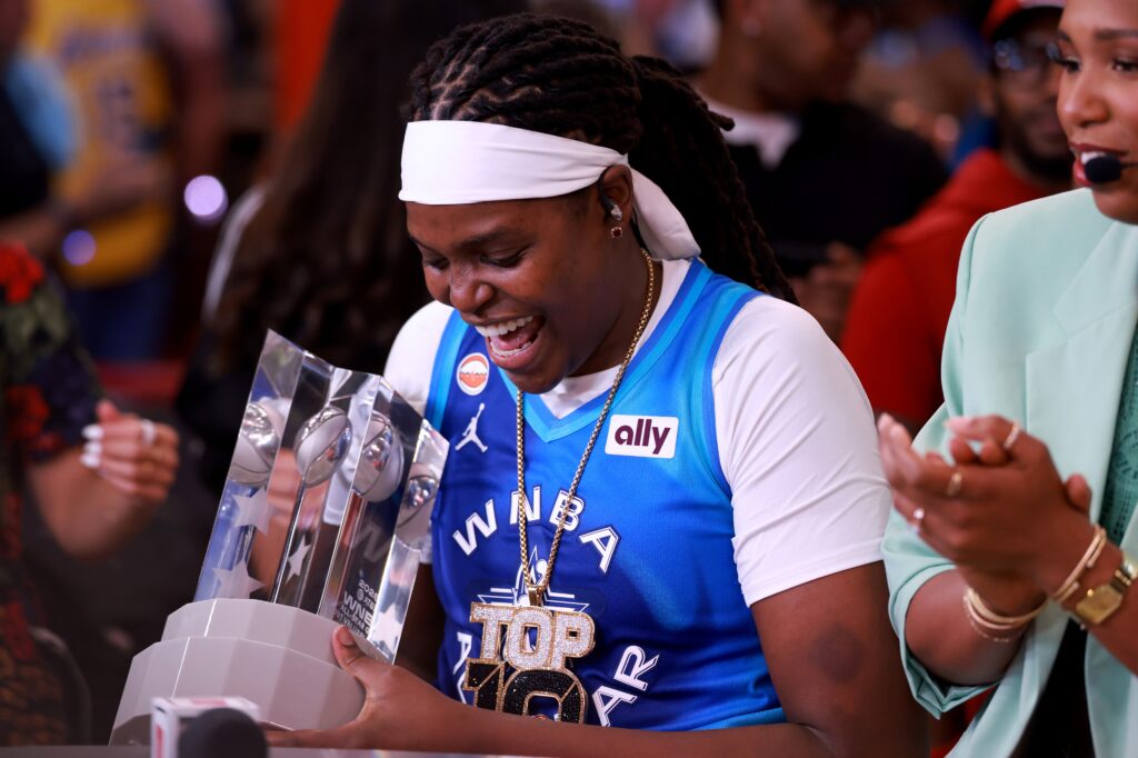 Liberty’s Jonquel Jones wins WNBA All-Star Game MVP award after double-double
