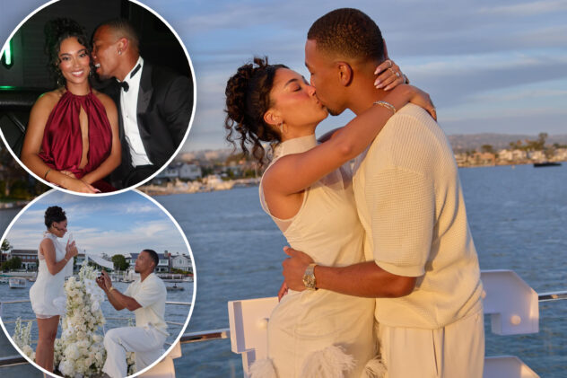 Lions star Amon-Ra St. Brown gets engaged to longtime girlfriend Brooklyn Adams: ‘Hard launch’
