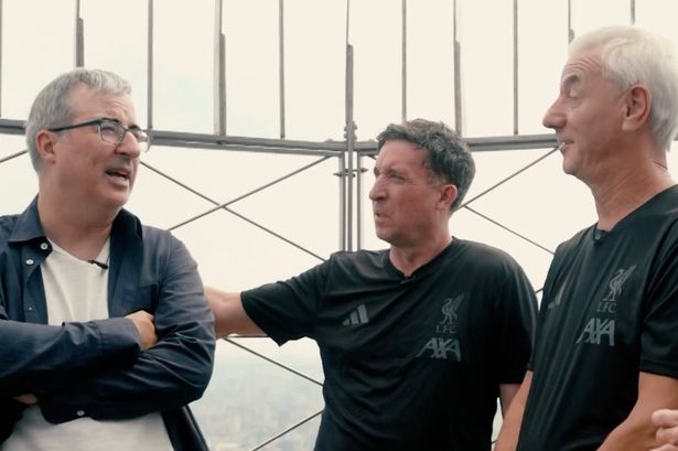 Liverpool icon's priceless reaction to seeing John Oliver as heartwarming story told