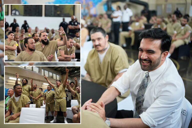 Mamdani takes in World Cup semifinal alongside Rikers Island prisoners during inmate watch party