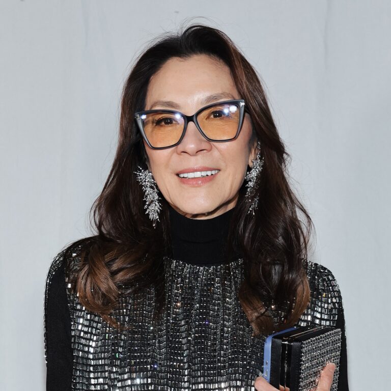 Michelle Yeoh Looks So Different With Platinum Blonde Bob Hairstyle