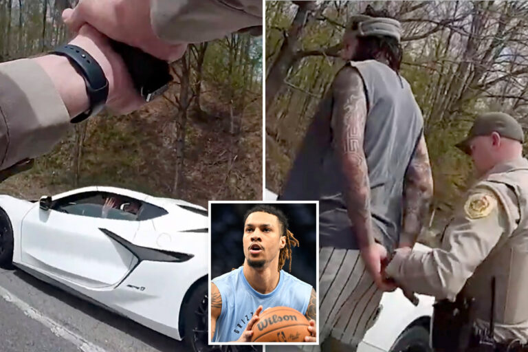 Moment NBA star Brandon Clarke is caught with lethal ‘gas station heroin’ — before being found dead in California