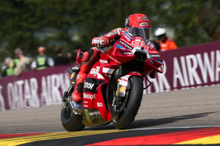 MotoGP German GP: Marquez tops Friday practice as Ducati edges out Aprilia