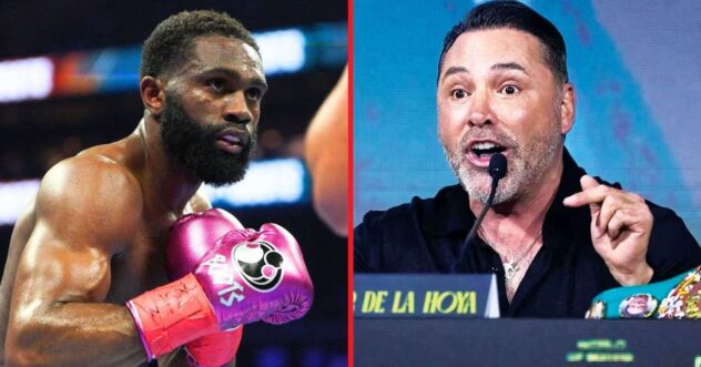 Oscar De La Hoya sums up Jaron Ennis' performance against Zayas as he calls for Vergil Ortiz fight