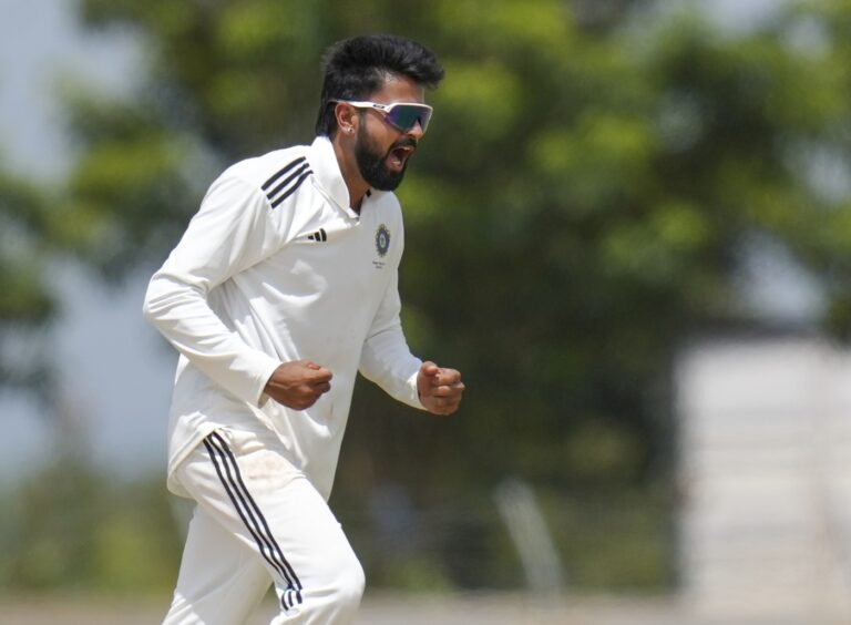 Saransh Jain gets maiden India call-up for Test series in Sri Lanka