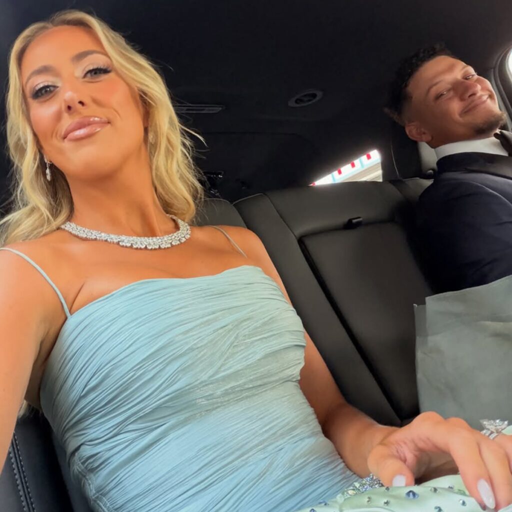 See Patrick & Brittany Mahomes at Taylor Swift, Travis Kelce’s Wedding