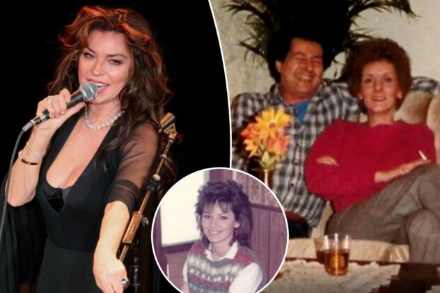 Shania Twain reveals she was ‘kicked around’ by her parents in ‘very violent’ childhood home