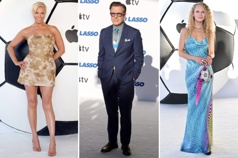 ‘Ted Lasso’ Season 4 premiere red carpet: Jason Sudeikis, Hannah Waddingham, Juno Temple and more