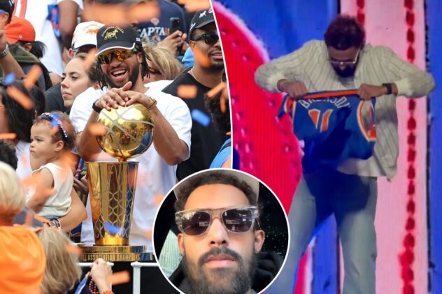 Trae Young proves he’s still a Knicks villain — with attempted Jalen Brunson jersey rip, 2021 highlights and all