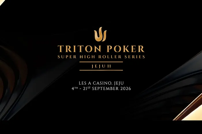 Triton Poker Unveils Packed 14-Day Schedule for Jeju 2026 Festival