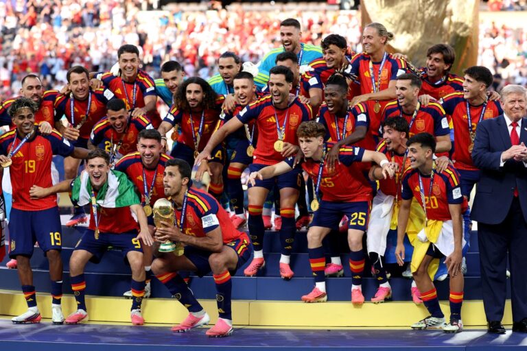 Trump shares new edit of World Cup trophy ceremony that removes his awkward moment
