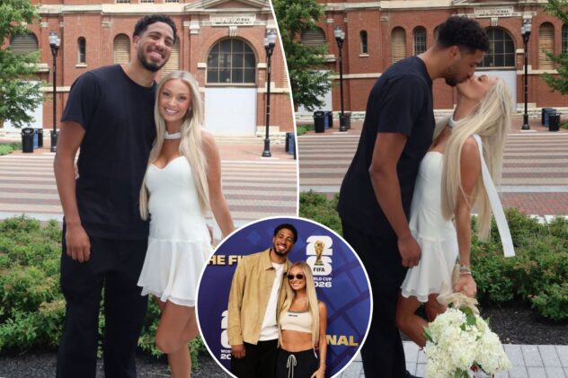 Tyrese Haliburton, fiancee Jade Jones get married at courthouse ahead of wedding ceremony
