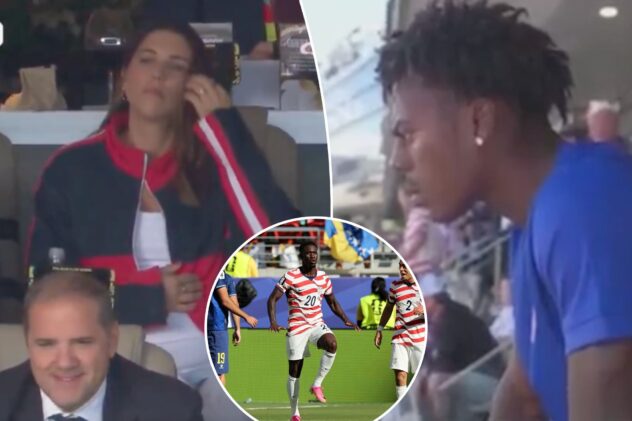 USWNT icons, iShowSpeed among celebs to take in USMNT’s Round of 32 World Cup win
