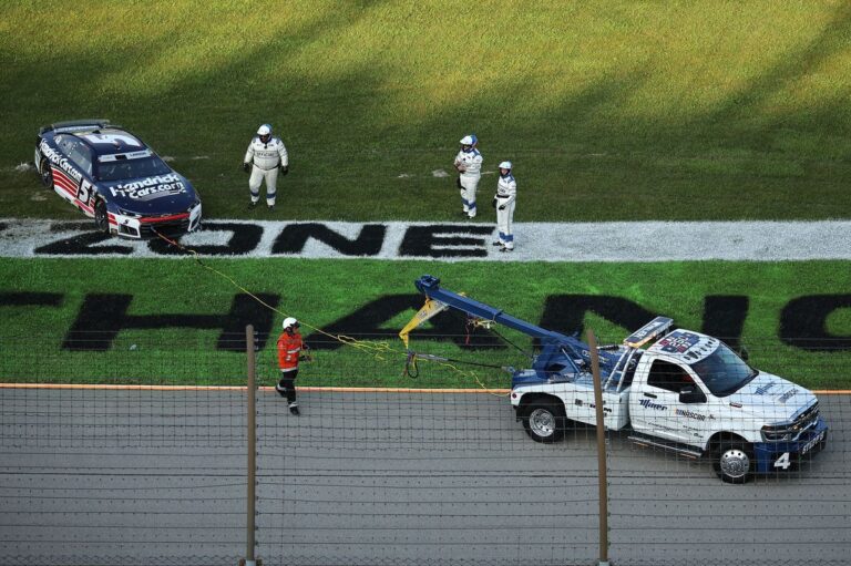 Who was eliminated in Round 2 of the NASCAR In-Season Bracket Challenge?
