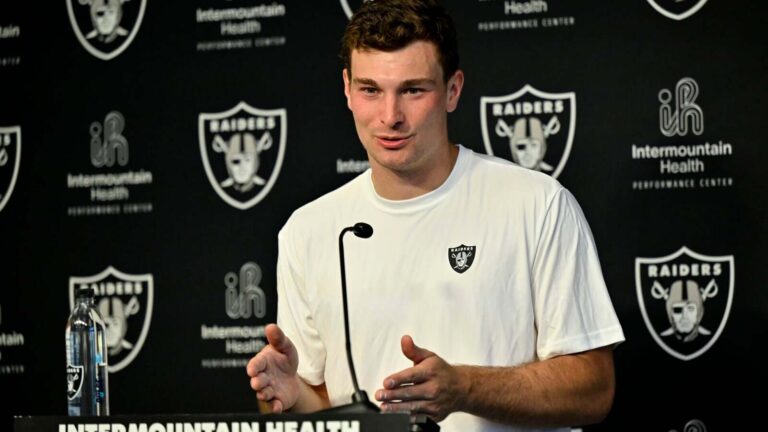 Why No. 1 overall pick Fernando Mendoza is yet to sign a deal with Las Vegas Raiders