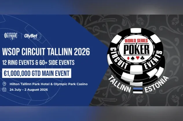Win a Ring at WSOP Circuit Tallinn and Qualify for WSOP Paradise
