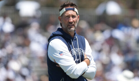 Brian Schottenheimer Steps Back As Dallas Cowboys Coordinators Run Los Angeles Rams Joint Practice