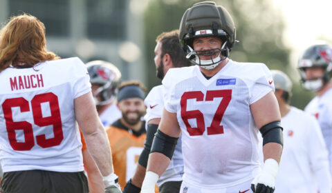 Bucs Camp Insider 8/11: Luke Goedeke Fights The Jets, Defense Gets INTs