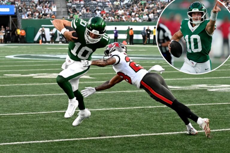 Cade Klubnik backs up his moxie — and then some — in Jets debut
