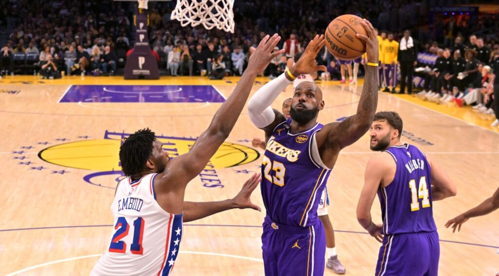 Champion Knicks clear favorites to be LeBron James' first 76ers opponent in 2026-27 NBA season at Kalshi