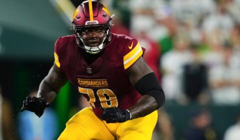 Commanders’ Laremy Tunsil diagnosed with torn triceps, reportedly will miss most of the 2026 season