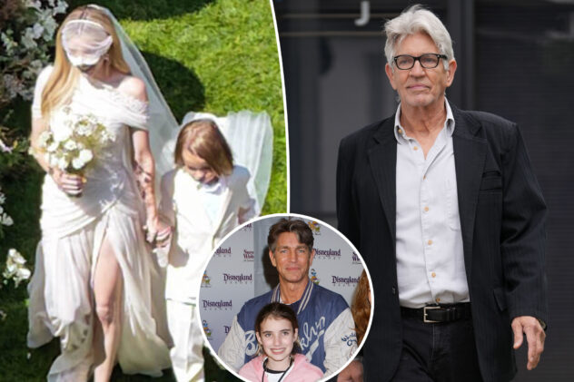 Emma Roberts’ son, 5, walked her down the aisle after dad Eric missed her wedding
