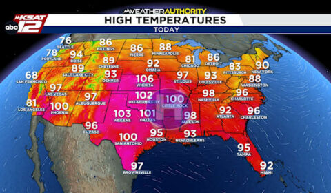 🥵100° today, tropics get active