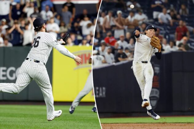 George Lombard Jr. and Luis Garcia Jr. save the day for Yankees with dazzling plays