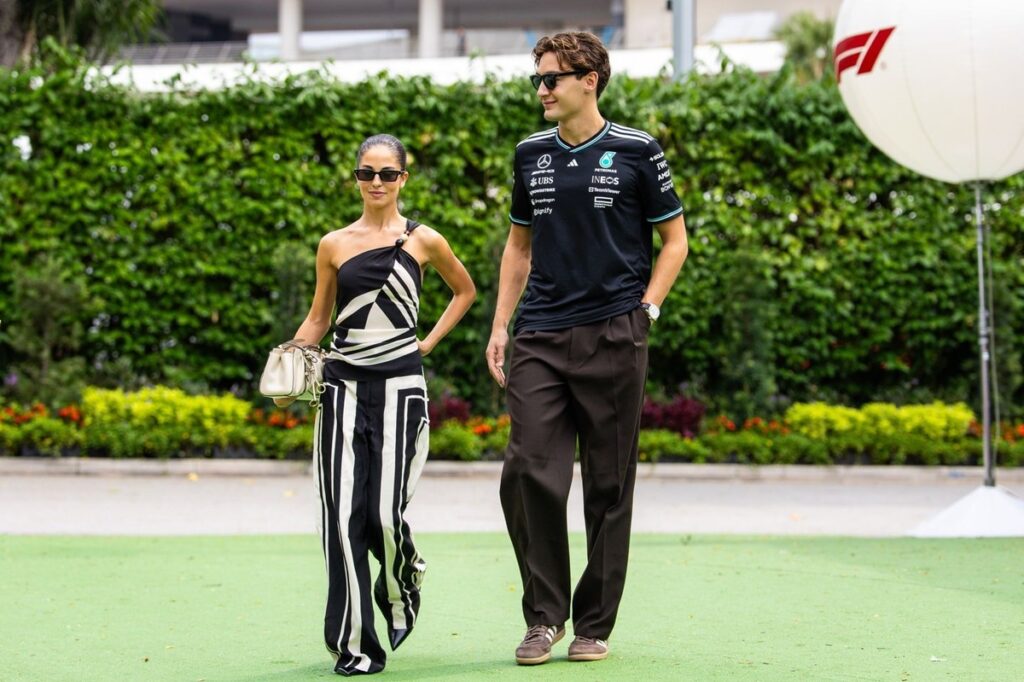 George Russell announces engagement to long-term partner Carmen Montero Mundt