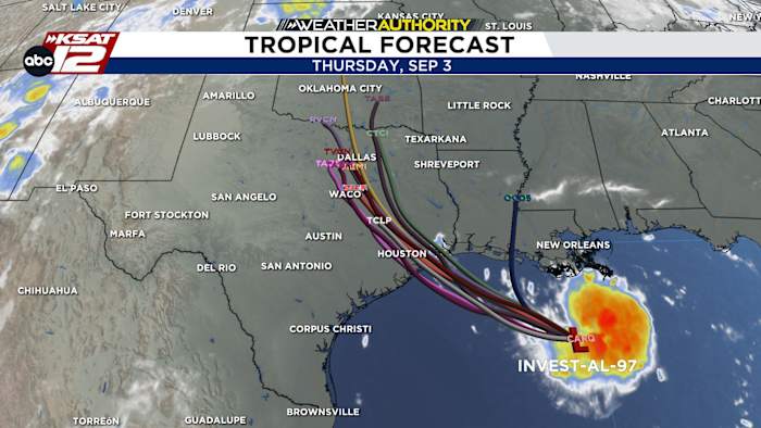 Here’s what the developing Gulf system means for San Antonio