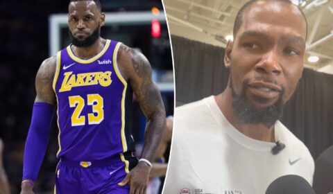 Kevin Durant calls out ‘unfair’ double standard for LeBron James’ 76ers