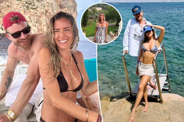 Kristin Cavallari flaunts her toned figure in bikinis during European summer vacation