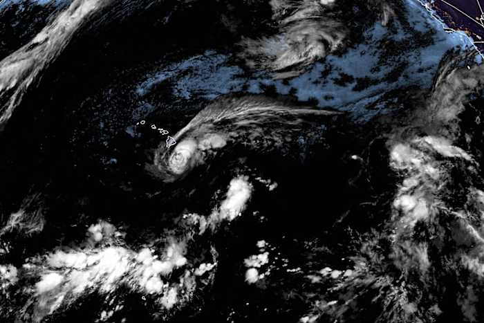Lala strengthens into a hurricane and bears down on Hawaii’s Big Island with heavy rain, winds
