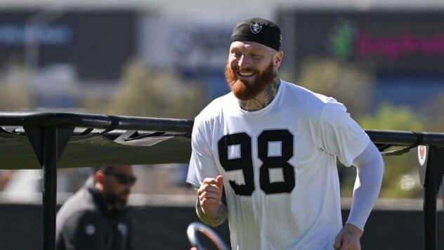 Las Vegas Raiders HC Klint Kubiak got his first Maxx Crosby experience in training camp, and it wasn’t fun for anyone on offense