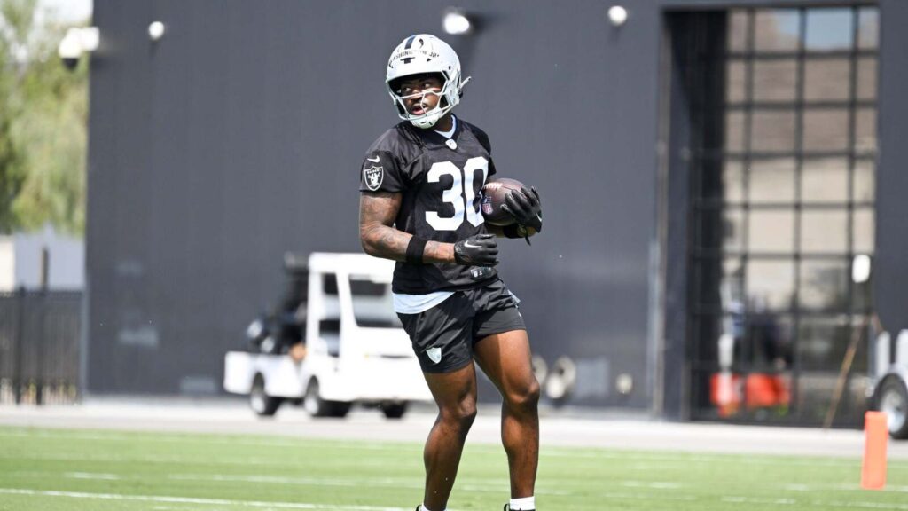 Las Vegas Raiders rookie is already finding himself ahead of schedule at training camp even though it just started