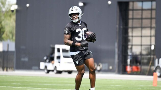 Las Vegas Raiders rookie is already finding himself ahead of schedule at training camp even though it just started